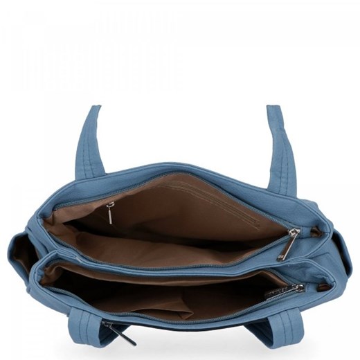 Błękitne Torebki Damskie Shopper firmy Hernan (kolory) Hernan one size wyprzedaż PaniTorbalska