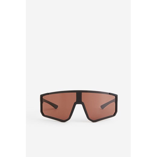 H & M - Okulary przeciwsłoneczne - Czarny H & M One Size H&M