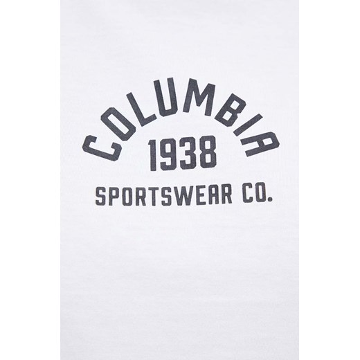 Columbia t-shirt bawełniany kolor biały Columbia S ANSWEAR.com