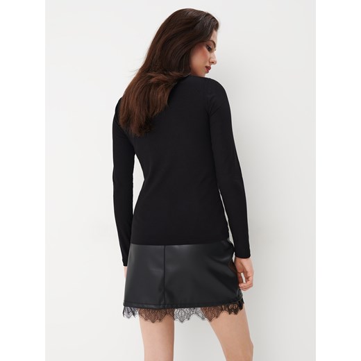 Bluzka damska Mohito z długim rękawem z okrągłym dekoltem 
