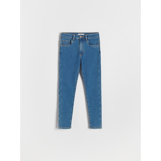 Reserved - Jeansy skinny super soft - niebieski ze sklepu Reserved w kategorii Spodnie dziewczęce - zdjęcie 162091021