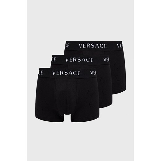 Versace bokserki (3-pack) męskie kolor czarny AU04320 ze sklepu PRM w kategorii Majtki męskie - zdjęcie 162095432