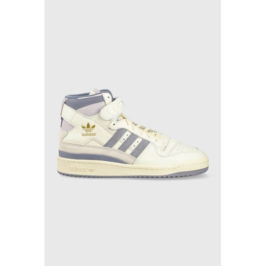 adidas Originals trampki skórzane Forum 84 HI kolor biały ID7316-BIALY 46 wyprzedaż PRM