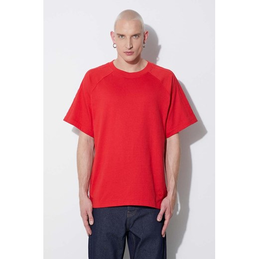 adidas Originals t-shirt bawełniany Originals Essentials Tee Blue Version kolor czerwony IA2445 ze sklepu PRM w kategorii T-shirty męskie - zdjęcie 162095564