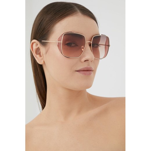 Tom Ford okulary przeciwsłoneczne damskie kolor złoty ze sklepu PRM w kategorii Okulary przeciwsłoneczne damskie - zdjęcie 162095670