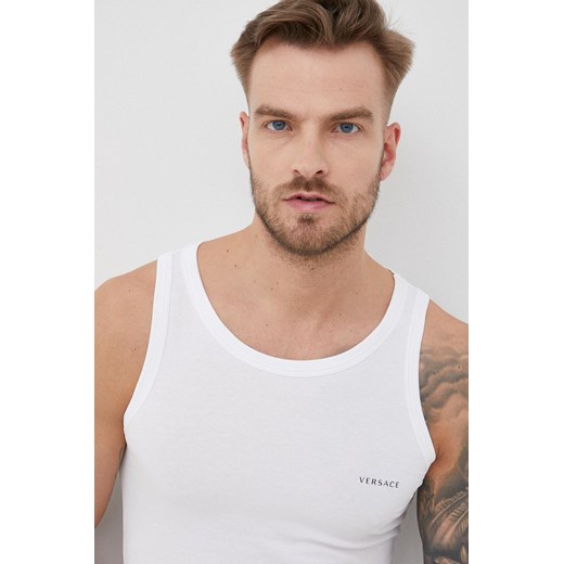 Versace t-shirt (2-pack) męski kolor biały AU04022 ze sklepu PRM w kategorii T-shirty męskie - zdjęcie 162095682