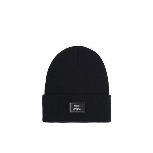 Cropp - Czarna czapka beanie - czarny ze sklepu Cropp w kategorii Czapki zimowe męskie - zdjęcie 162097142