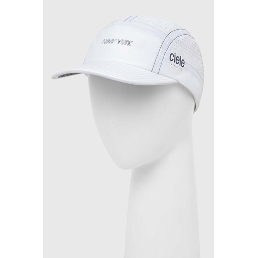 Ciele Athletics czapka z daszkiem GOCap SC - WWM CLGCSCWCNY.WH001 kolor biały z nadrukiem ze sklepu PRM w kategorii Czapki z daszkiem damskie - zdjęcie 162105713