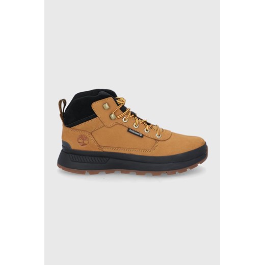 Timberland Buty Field Trekker Mid męskie kolor brązowy TB0A1ZQH2311 ze sklepu ANSWEAR.com w kategorii Buty zimowe męskie - zdjęcie 162108782