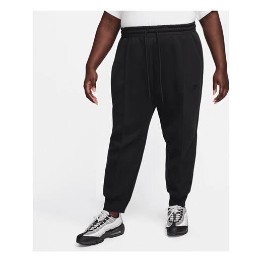 Damskie joggery ze średnim stanem Nike Sportswear Tech Fleece (duże rozmiary) - Czerń ze sklepu Nike poland w kategorii Spodnie damskie - zdjęcie 162112932