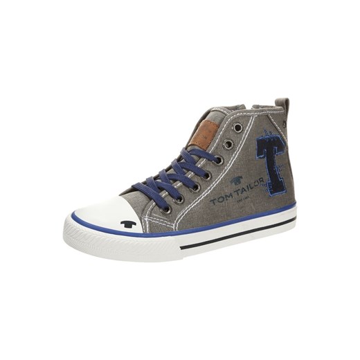 Tom Tailor Tenisówki i Trampki wysokie grey/navy zalando szary ocieplane