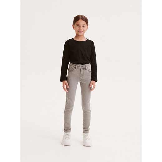 Reserved - Jeansy skinny super soft - Jasny szary Reserved 164 (13 lat) Reserved