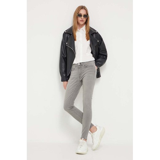 HUGO jeansy 932 damskie kolor szary 25/32 ANSWEAR.com