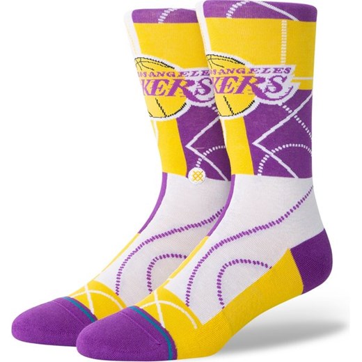 Skarpety Zone Los Angeles Lakers Stance ze sklepu SPORT-SHOP.pl w kategorii Skarpetki męskie - zdjęcie 162122463