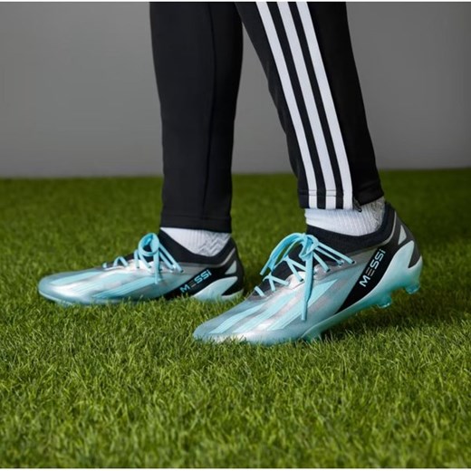 Buty sportowe męskie Adidas messi wielokolorowe sznurowane 