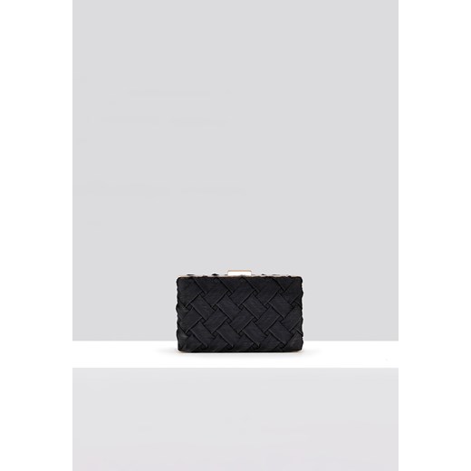 Czarna kopertówka z plecionką ze sklepu Molton w kategorii Kopertówki - zdjęcie 162126814
