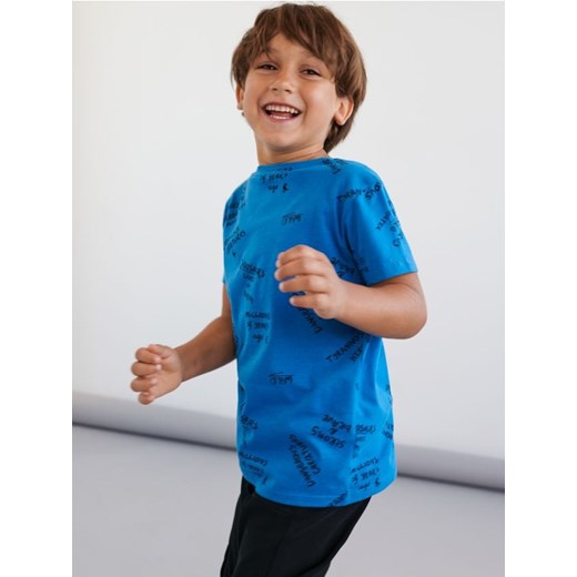 Sinsay - Koszulka - niebieski ze sklepu Sinsay w kategorii T-shirty chłopięce - zdjęcie 162128743