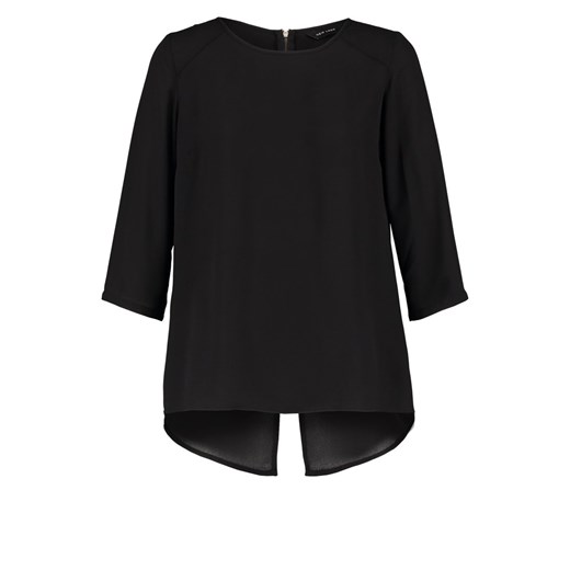 New Look Bluzka black zalando czarny abstrakcyjne wzory