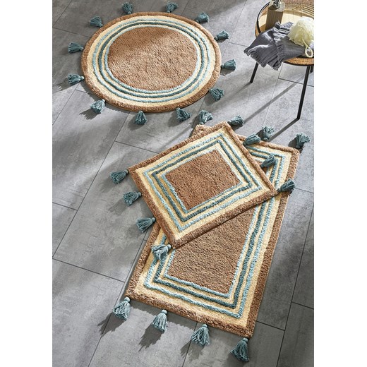 Dywaniki łazienkowe z dekoracyjnymi frędzlami Dywanik łazienkowy 80/150 cm bonprix
