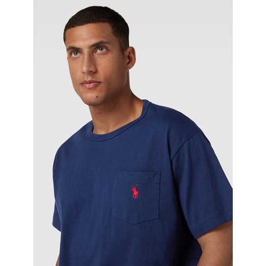 T-shirt męski Polo Ralph Lauren bawełniany na wiosnę 