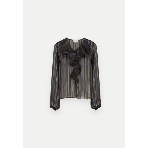 Molton bluzka damska boho w abstrakcyjne wzory