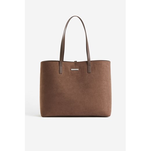 H & M - Torba shopper - Brazowy H & M One Size H&M