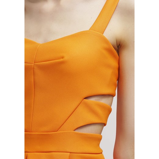 Miss Selfridge Sukienka letnia orange zalando zolty bez wzorów/nadruków