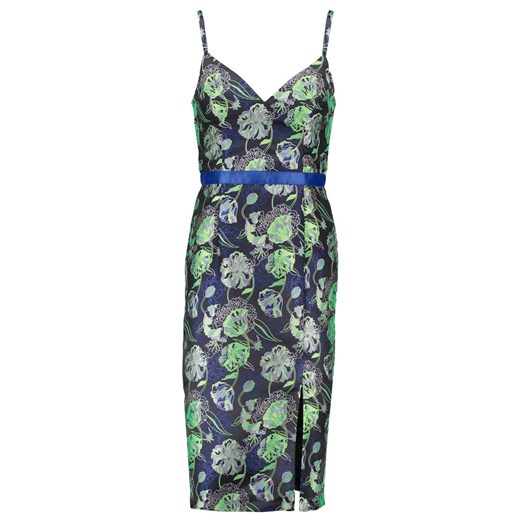 Miss Selfridge Sukienka letnia multi bright zalando  abstrakcyjne wzory