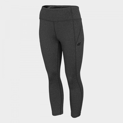 Damskie legginsy treningowe 4F NOSD4-SPDF312 - czarne ze sklepu Sportstylestory.com w kategorii Spodnie damskie - zdjęcie 162216173