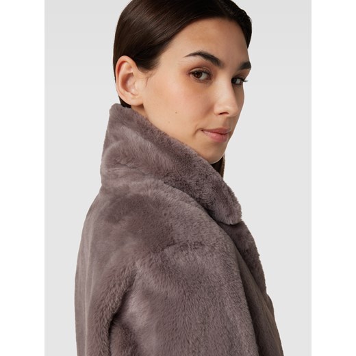 Futro damskie szare 