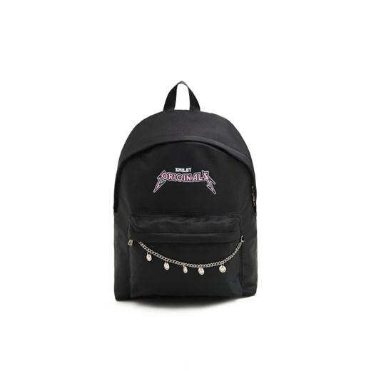 Cropp - Czarny plecak Smiley® - czarny ze sklepu Cropp w kategorii Plecaki - zdjęcie 162234501