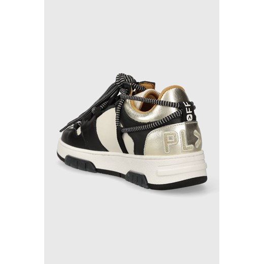 Buty sportowe damskie Off Play sneakersy na platformie skórzane sznurowane na wiosnę