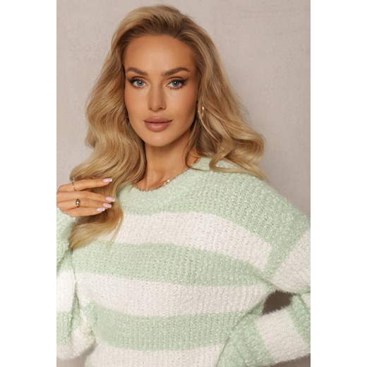 Sweter damski Renee z okrągłym dekoltem 