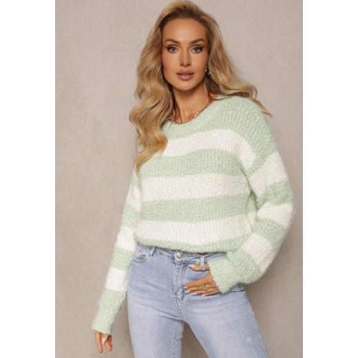 Sweter damski Renee z okrągłym dekoltem 