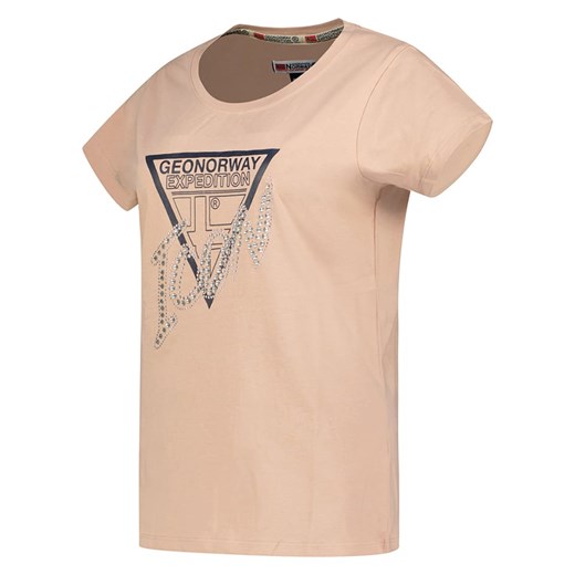 Geographical Norway Koszulka &quot;Jalimar&quot; w kolorze beżowym Geographical Norway M okazyjna cena Limango Polska