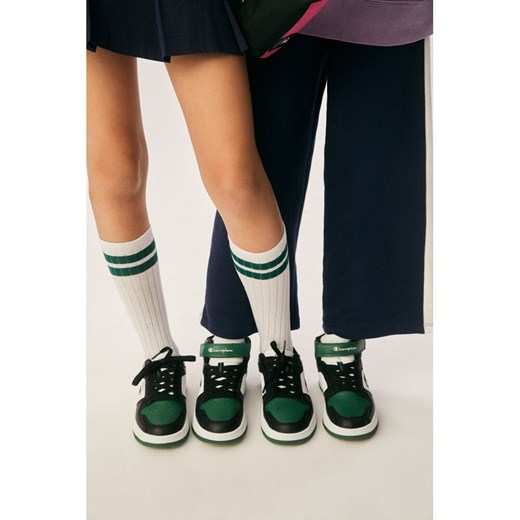 Buty sportowe dziecięce Champion wiązane zielone 