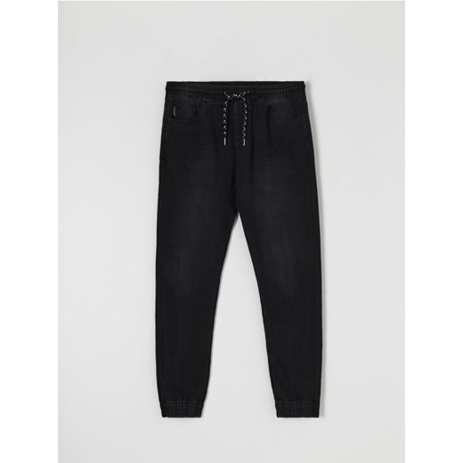 Sinsay - Jeansy jogger - czarny Sinsay 34 Sinsay