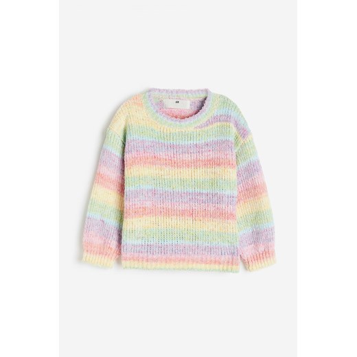 H & M - Sweter z szenili - Różowy H & M 92 (1½-2Y) H&M