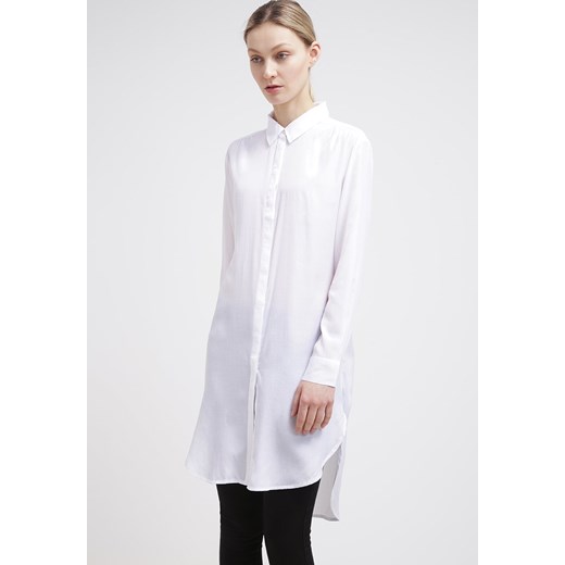 mbyM CAIT Sukienka koszulowa white zalando bialy guziki