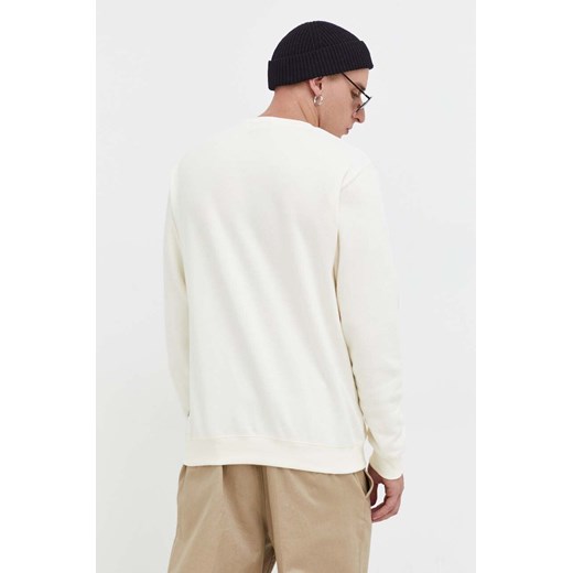 Rip Curl bluza męska kolor beżowy z nadrukiem Rip Curl XL ANSWEAR.com