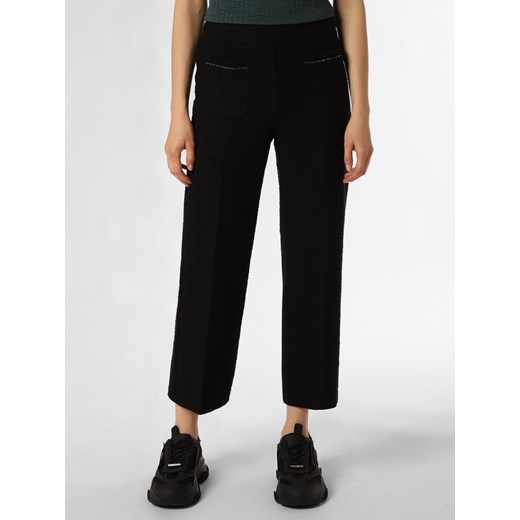 Cambio Spodnie Kobiety czarny wypukły wzór tkaniny ze sklepu vangraaf w kategorii Spodnie damskie - zdjęcie 162309553