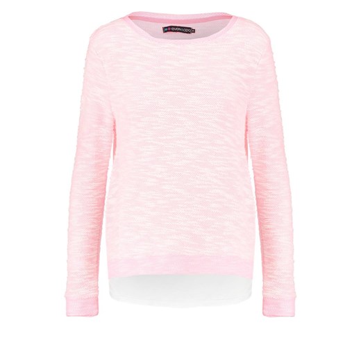 Even&Odd Sweter pink / white zalando bezowy abstrakcyjne wzory