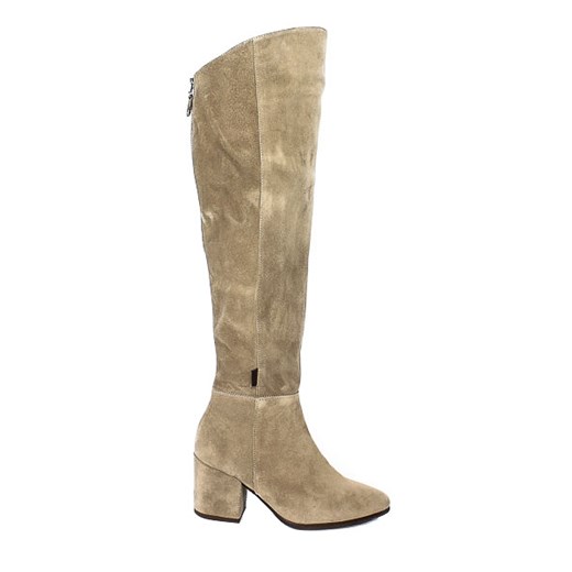 Kozaki Verano 20-285 Taupe Welur TN Verano wyprzedaż EuroButy.com.pl