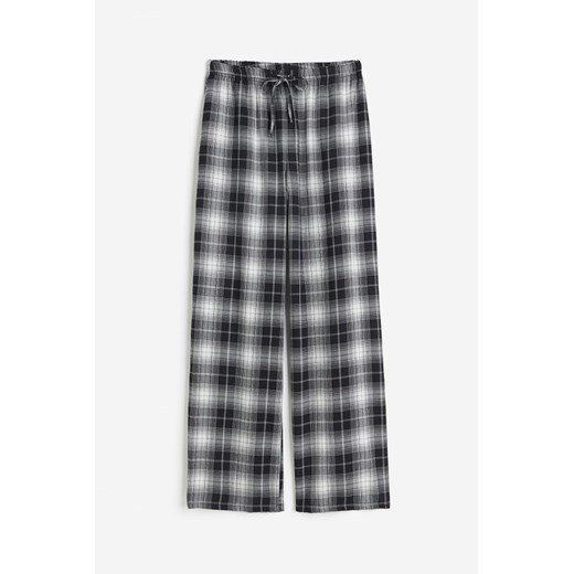 H & M - Spodnie piżamowe z diagonalu - Czarny H & M Dostępne inne rozmiary H&M