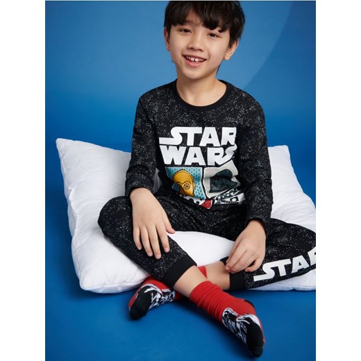Sinsay - Piżama Star Wars - czarny Sinsay 134 Sinsay