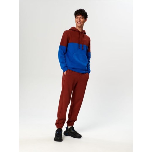 Sinsay - Spodnie dresowe comfort - czerwony ze sklepu Sinsay w kategorii Spodnie męskie - zdjęcie 162354542