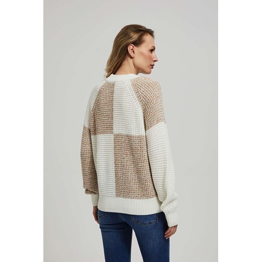 Sweter z geometrycznym wzorem XL Moodo.pl