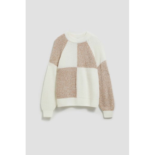 Sweter z geometrycznym wzorem L Moodo.pl