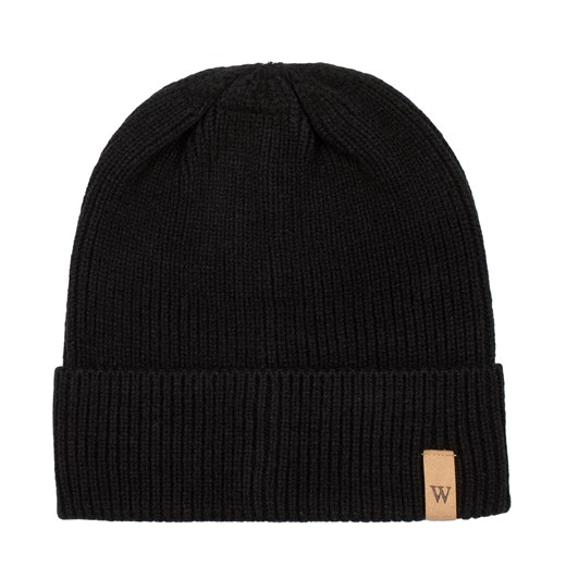 Męska czapka zimowa klasyczna czarna ze sklepu WITTCHEN w kategorii Czapki zimowe męskie - zdjęcie 162356252