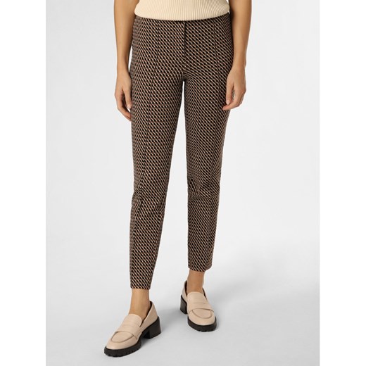 Cambio Spodnie Kobiety brązowy wzorzysty ze sklepu vangraaf w kategorii Spodnie damskie - zdjęcie 162356933